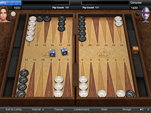 Backgammon - - Game Landing Page