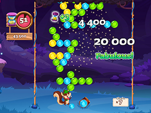 MSN Games - Bubble Woods