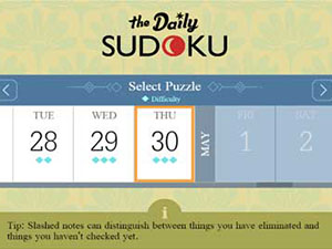 The Daily Sudoku - Free Online Game