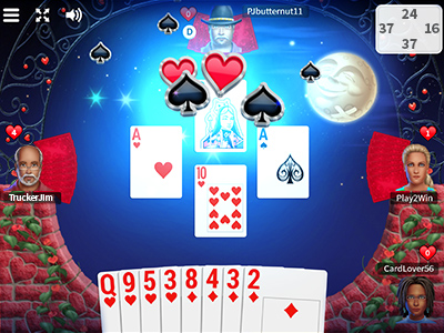 msn hearts card game online