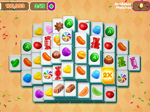 Mahjongg Candy - Jogo Grátis Online