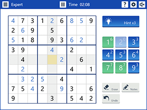 Microsoft Sudoku Screenshot 1