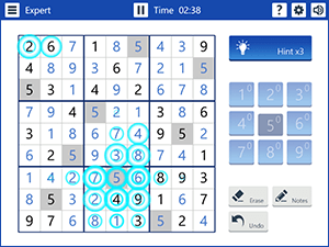 MICROSOFT SUDOKU free online game on