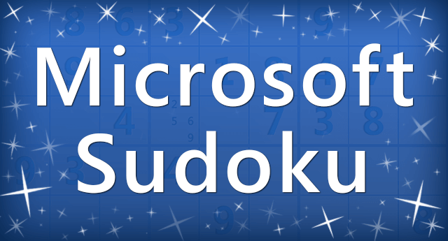 MSN Games - Microsoft Sudoku